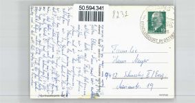 01776 O8231 Hermsdorf /Erzgeb. Gebrauchsspuren Ortsansicht