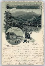 79677 W7869 Belchen im Schwarzwald Gebrauchsspuren Gasthaus
