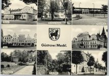 18273 O2600 Güstrow - Bahnhof, Eisenbahnstraße, Rathaus, Kurhaus