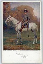 Adel Kronprinz Wilhelm Künstlerkarte
