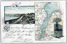 24235 W2304 Laboe Gebrauchsspuren Karte