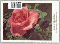 78567 W7791 Buchheim b Meßkirch - Landpoststempel, Geburtstag, Blume Rose