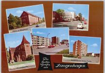 30851 W3012 Langenhagen , Han - Altersheim, Kirche, Hochhaus, Hindenburgstraße, walsroder Straße