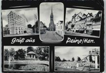 31224 W3150 Peine - Rathaus, Jakobikirche, Breitestraße, Badeanstalt, Stadtpark