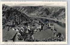 56299 W5401 Kobern-Gondorf - Luftaufnahme, Fluss, Burg