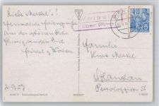 01829 O8306 Wehlen Stadt - Landpoststempel Weissig