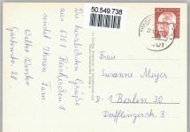 35625 W6338 Reiskirchen , Kr Wetzlar - Bach, Brücke, Kirche