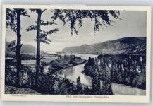 56626 W5470 Andernach - Blick vom Krahenberg rheinabwärts