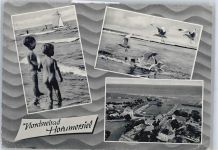 26434 W2942 Horumersiel - Strand, Teilansicht, Möwen