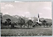 83646 W8170 Arzbach b Bad Tölz - Achselköpfe, Benediktenwand, Kirche AKU2