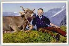 Sennerbueb von Selden , Gasterntal Kuh