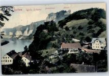 01824 O8324 Rathen Kurort , Sachs - Teilansicht, Basteifelsen, Mönch