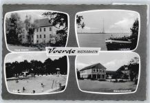 46562 W4223 Voerde (Niederrhein) - Haus Voerde, Freibad, Alexanderschule, Rhein