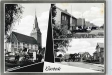 21745 W2170 Basbeck , Niederelbe - Michaeliskirche, Rathaus, Bahnhofstraße