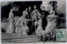 Familie Adel Kaiser Wilhelm II Künstlerkarte