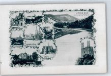 07318 O6800 Saalfeld , Saale - Schloss, Kirche, Marktplatz, Vereinsgarten, Rathaus, Ruine