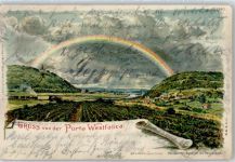 32457 W4952 Porta Westfalica - Regenbogen