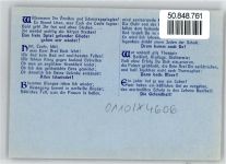 06909 O4606 Pretzsch (Elbe) Künstlerkarte Spruch