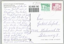 09623 O9201 Nassau b Freiberg, Sachs - Betriebsferienheim des Hauptpostamtes 7 Dresden