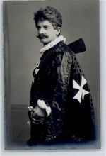 Foto-Karte Theaterschauspieler