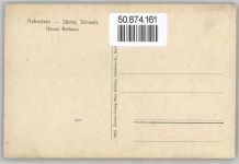 01848 O8352 Hohnstein - Rathaus