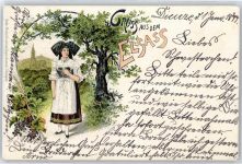 57260 Dieuze Duß - Trachten Elsass