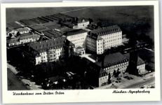 80331 W8000 Nymphenburg - Fliegeraufnahme, Krankenhaus vom Dritten Orden