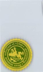 07407 O6820 Rudolstadt KEINE AK Siegel Deus nostrum refugium et virtus