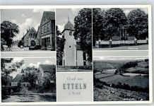 33178 W4799 Etteln - Kirchstraße, Kirche, Ehrenmal