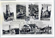 69469 W6940 Weinheim , Bergstr - Teilansichten