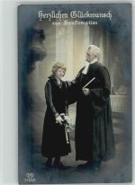 Foto AK Serie 5359-6 Pastor Konfirmation 1920