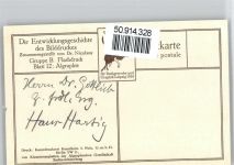 sign. Hans Harte Postkutsche