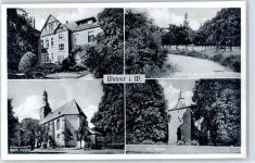 59514 W4777 Welver - Krankenhaus, Kirche, Klosterteich