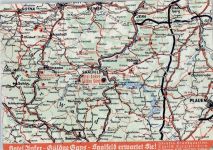 07318 O6800 Saalfeld , Saale - Karte, Comic