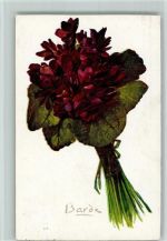 sign Barde - Violette Blumen - Nr. 523 Color Paris 1920 AK Künstler