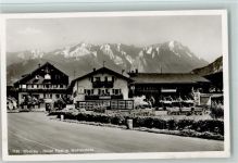 82496 W8106 Oberau , Loisach - Hotel Post mit Wetterstein