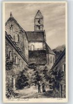 72275 W7297 Alpirsbach Künstlerkarte Kloster Th. Beßler