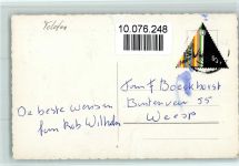 Gelukkig Nieuwjaar - Mann und Frau telefonieren ca 1965 AK Telefon