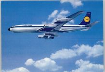 Lufthansa Boeing 707 Fluglinie