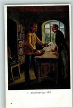 sächs. Post in 12 Bildern - Bild 11 - Stadtbriefträger 1860 Postbote