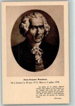 Jean Jacques Rousseau - Gedenken Schriftsteller
