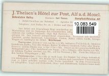 56859 W5584 Alf - C.Theissens Hotel zur Post keine Ak.