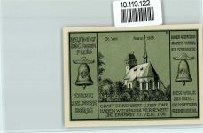 07570 O6519 Wünschendorf , Elster - Notgeld 50 Pf. Kirche St. Veit 1168