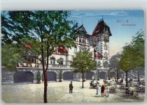 95028 W8670 Hof , Saale Künstlerkarte Theresienstein