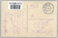 95028 W8670 Hof , Saale Künstlerkarte Theresienstein