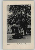 59494 W4770 Soest , Westf - Freiligrath-Brunnen