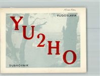 Dubrovnik Ragusa - QSL-Karte YU2HO