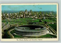 Atlanta Stadium AK Stadion 1965 Gebrauchsspuren