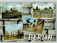 W1000 Berlin Mitte Berlinedr Mauer - AK Grenze 1968