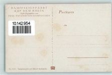 Salondampfer Schloß Stolzenfels sign. Raddampfer Künstlerkarte